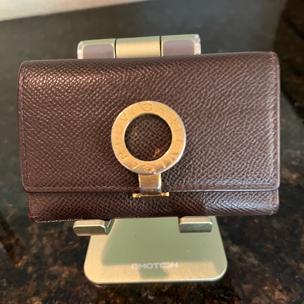 Bulgari Key Holder with Gold Accent